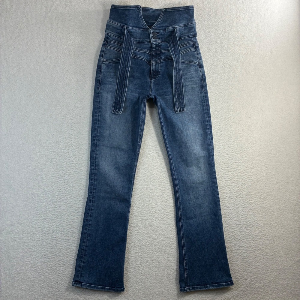 Mother Jeans Triple Stack Insider Ankle Women 26x29 Blue High Rise Chick‎ Flick